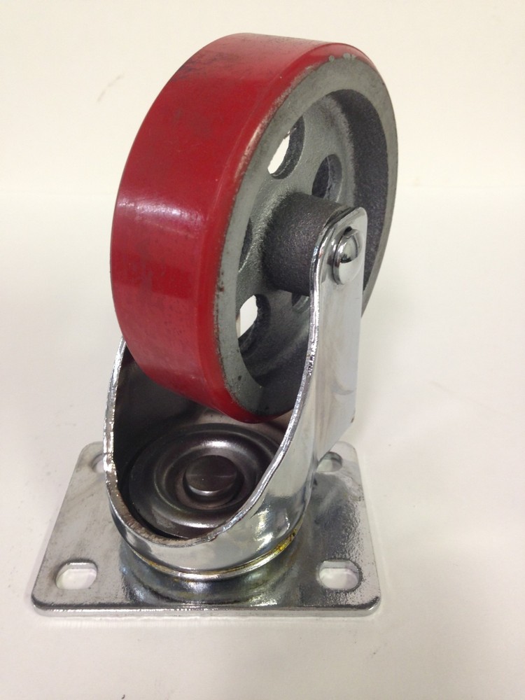 SWIVEL CASTER WITH 3″ X 1.25″ POLYURETHANE WHEEL