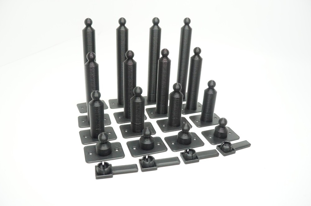 Standard Track Support & Clip - 20 Piece Set for Carrera 124 / 132 / Evolution