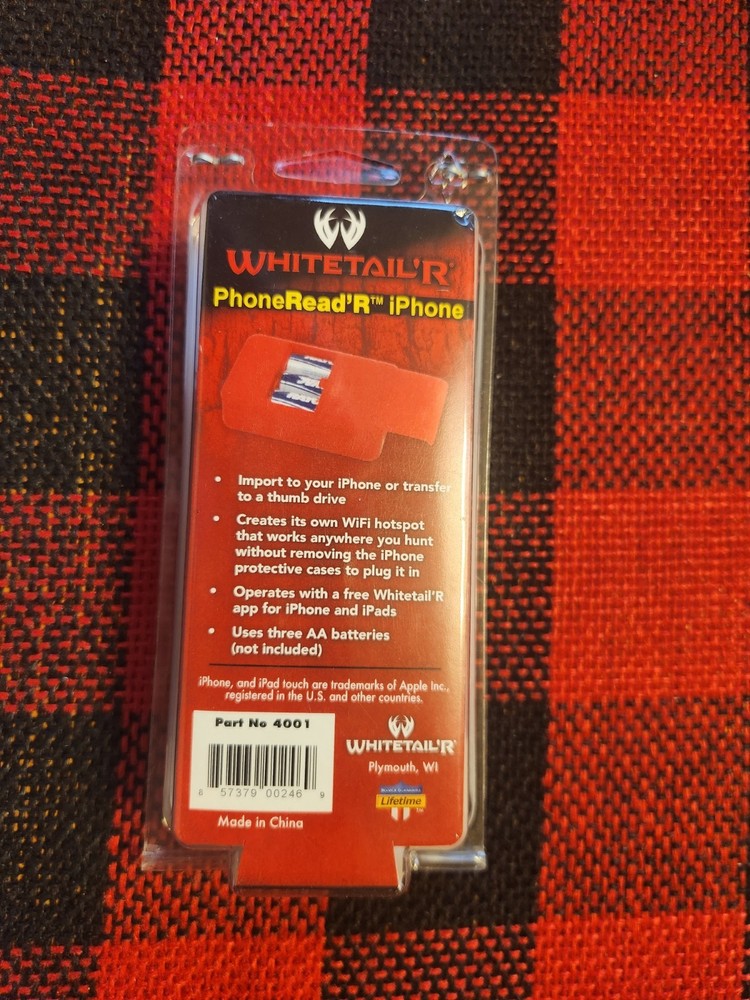 Whitetail'r Phone SD Card Reader for IPHONE SD MicroSD USB