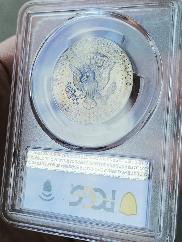 1964-D PCGS MS65 Toned Kennedy Half Dollar
