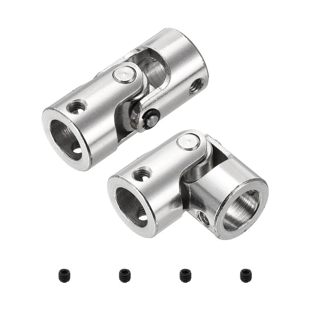 2pcs Rotatable Joint, 10mm to 10mm Inner Dia Universal Joint