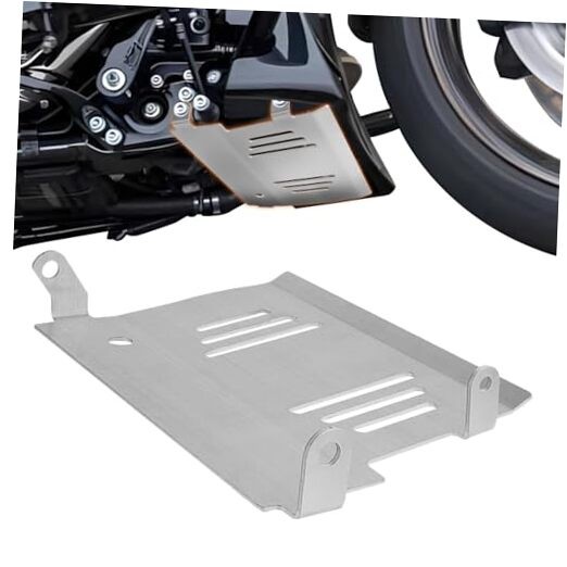 Skid Plate Road Glide,Lower Engine Chassis Protection Guard Compatible Silver