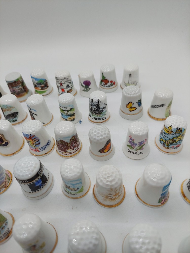 Large bundle of mixed thimbles mixed lot 3