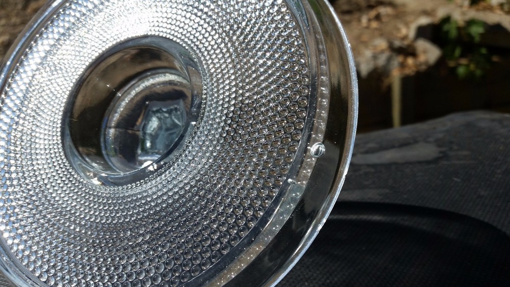 Crystal Tear Drop 6¼" Handle Tidbit Tray