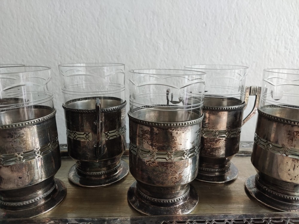 Silver-plated tea set Austro-Hungarian 1870-1910