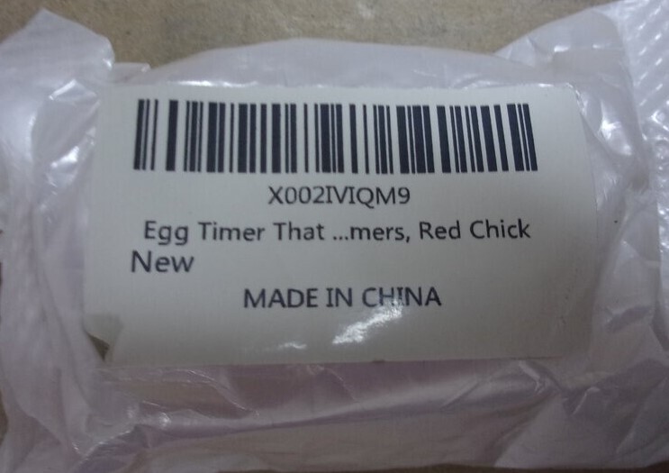 NEW SEALED BAG Generic Red Chick X0021V1QM9 Egg Timer