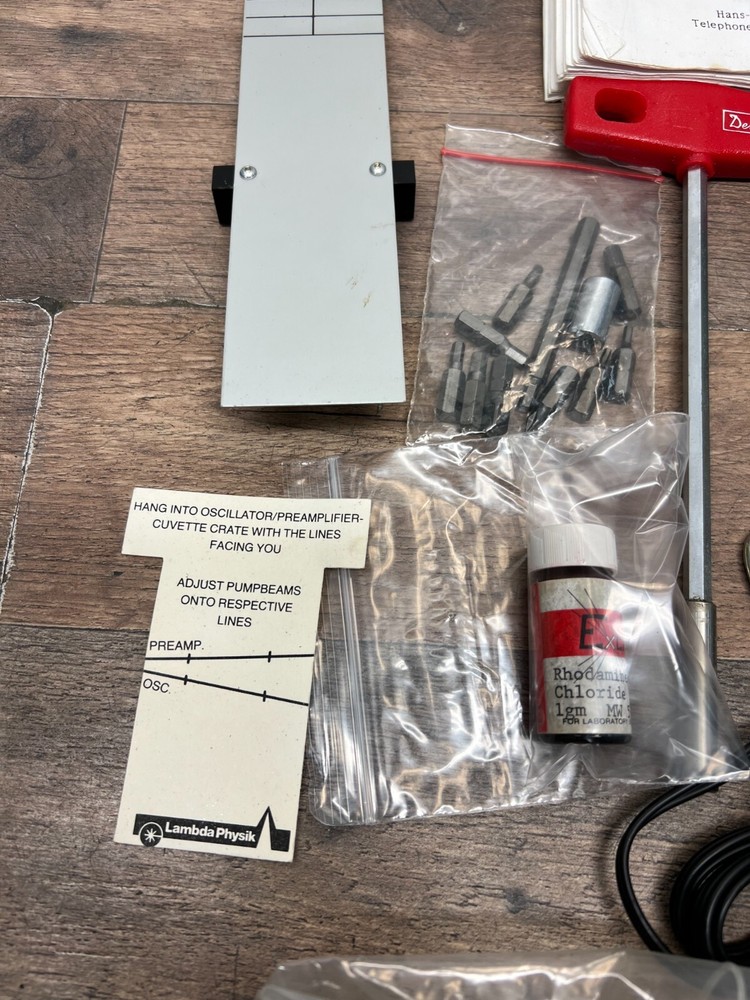 Lambda Physik Dye Laser Toolkit