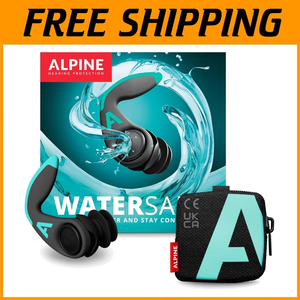 Comfortable Waterproof Ear Plugs - Alpine WaterSafe Pro