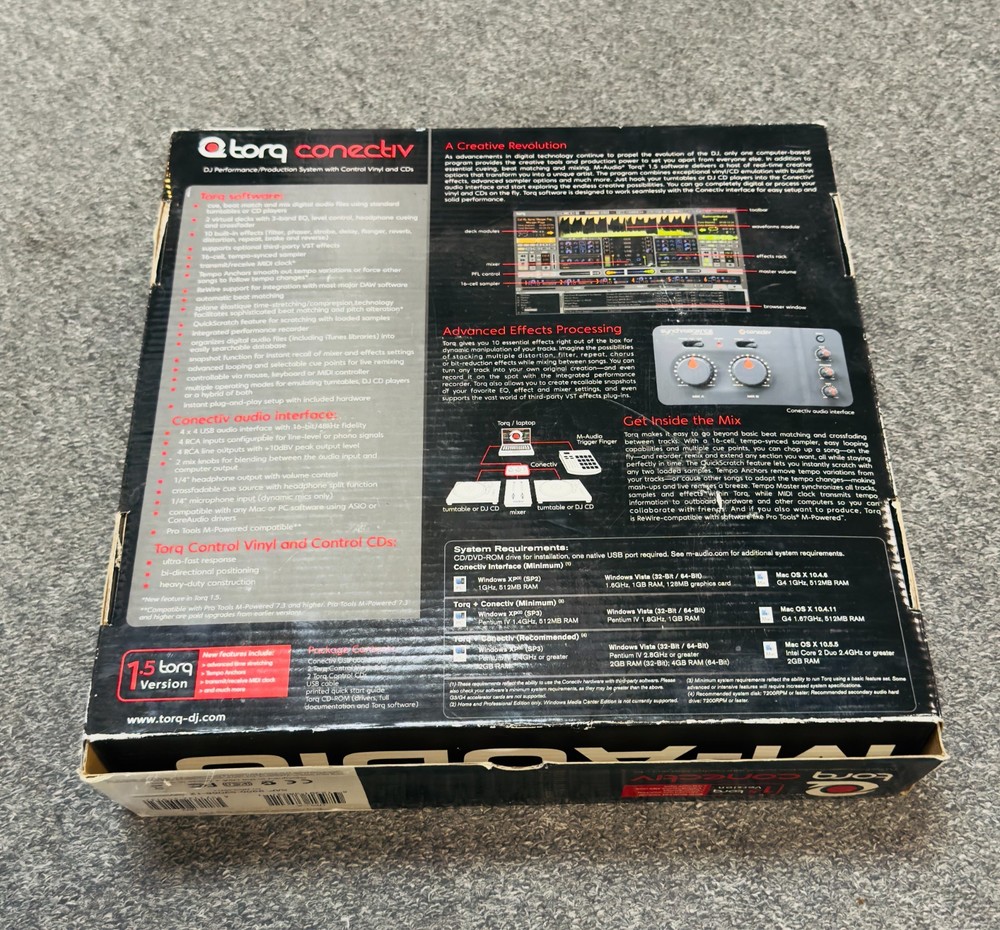 M-Audio Torq Conectiv Bundle DJ VINYL/CD/Controller