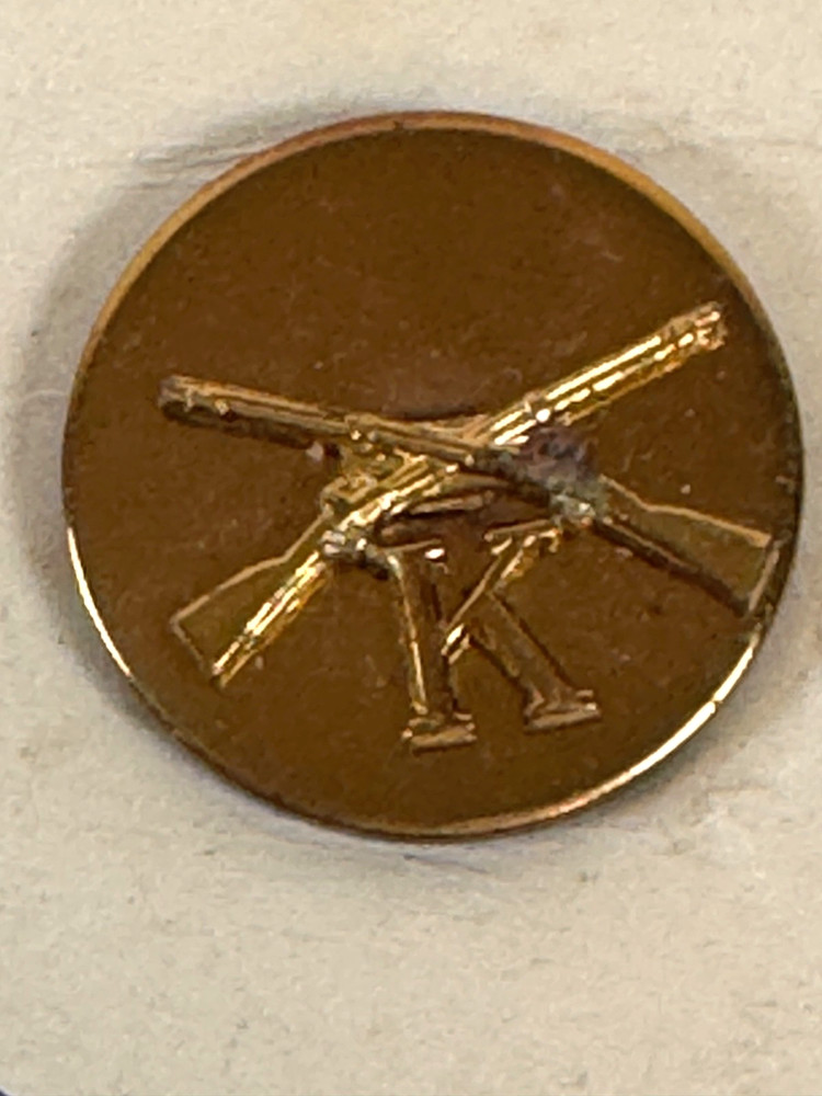 WW2 / WWII US ARMY INFANTRY BADGE " K "