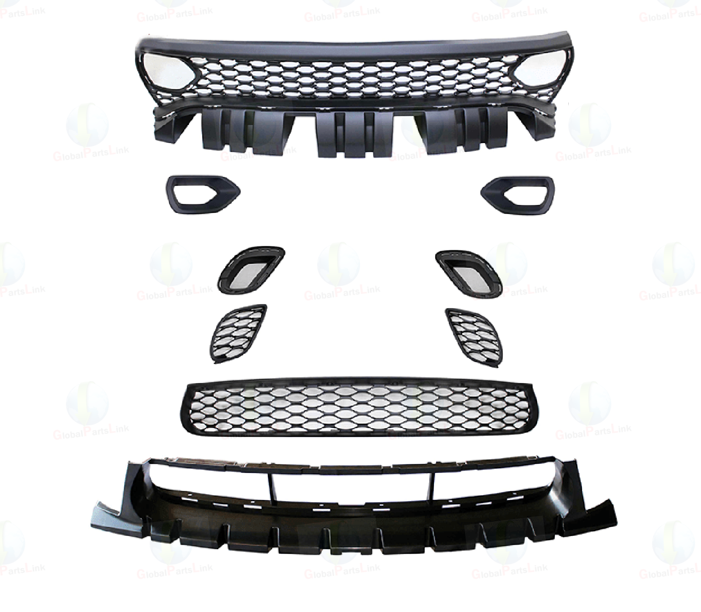 FOR 2015-2023 Dodge Charger SRT-8 SRT Hellcat FRONT BUMPER SET