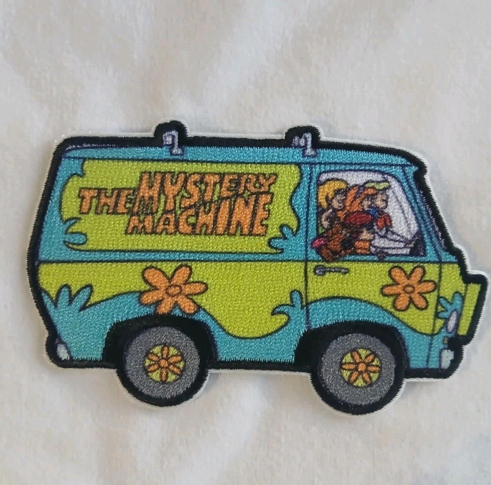 Scooby Doo Mystery Machine Van Embroidered Patch 3.1/2" x 2" Licensed