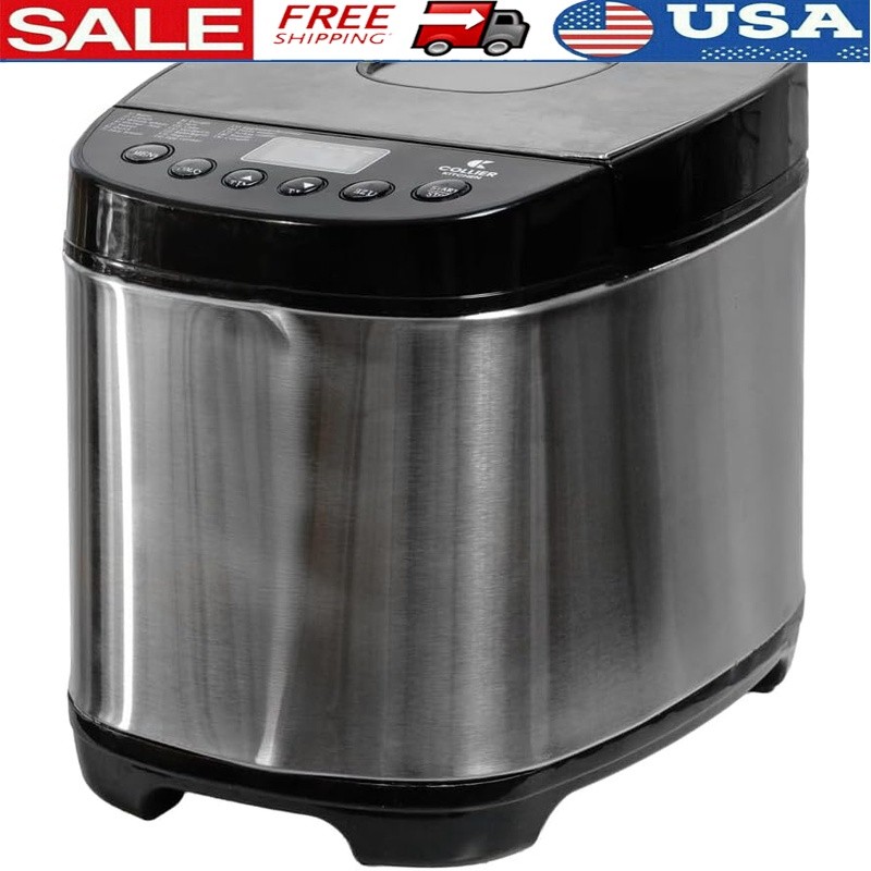 Automatic Bread Maker W/ 12 Functions Non-Stick Pan Dough Kneading Kit New