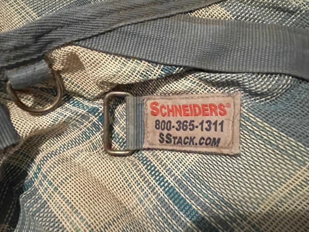 Schneiders AdjustaFit Textiline Fly Sheet Sz 78 Surcingle Buckle Front