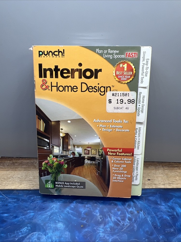 Encore Punch Interior Design Suite v17  Version 17 Brand New