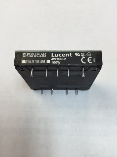 JW100B1 LUCENT Module DC-DC 48VIN 1-OUT 12V 8.3A 100W 9-Pin Half-Brick (RP)