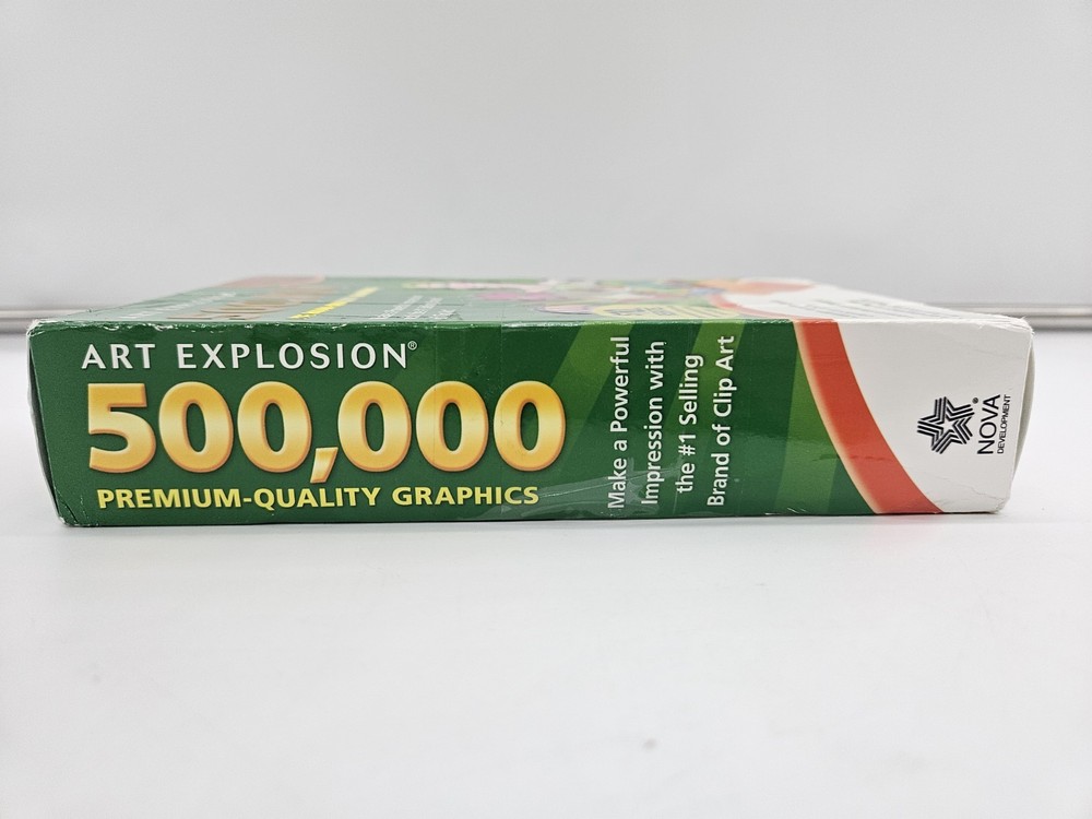 Nova Development Art Explosion 500,000 Software 41026 Windows XP Vista 7