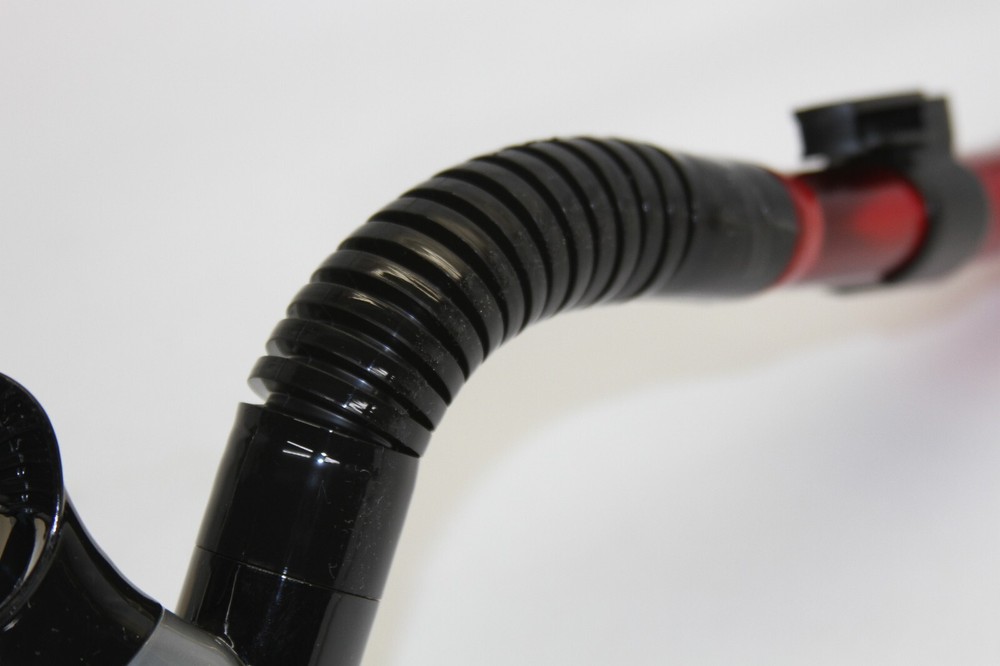 Phantom Aquatics Dry Snorkel Black & Red NEW