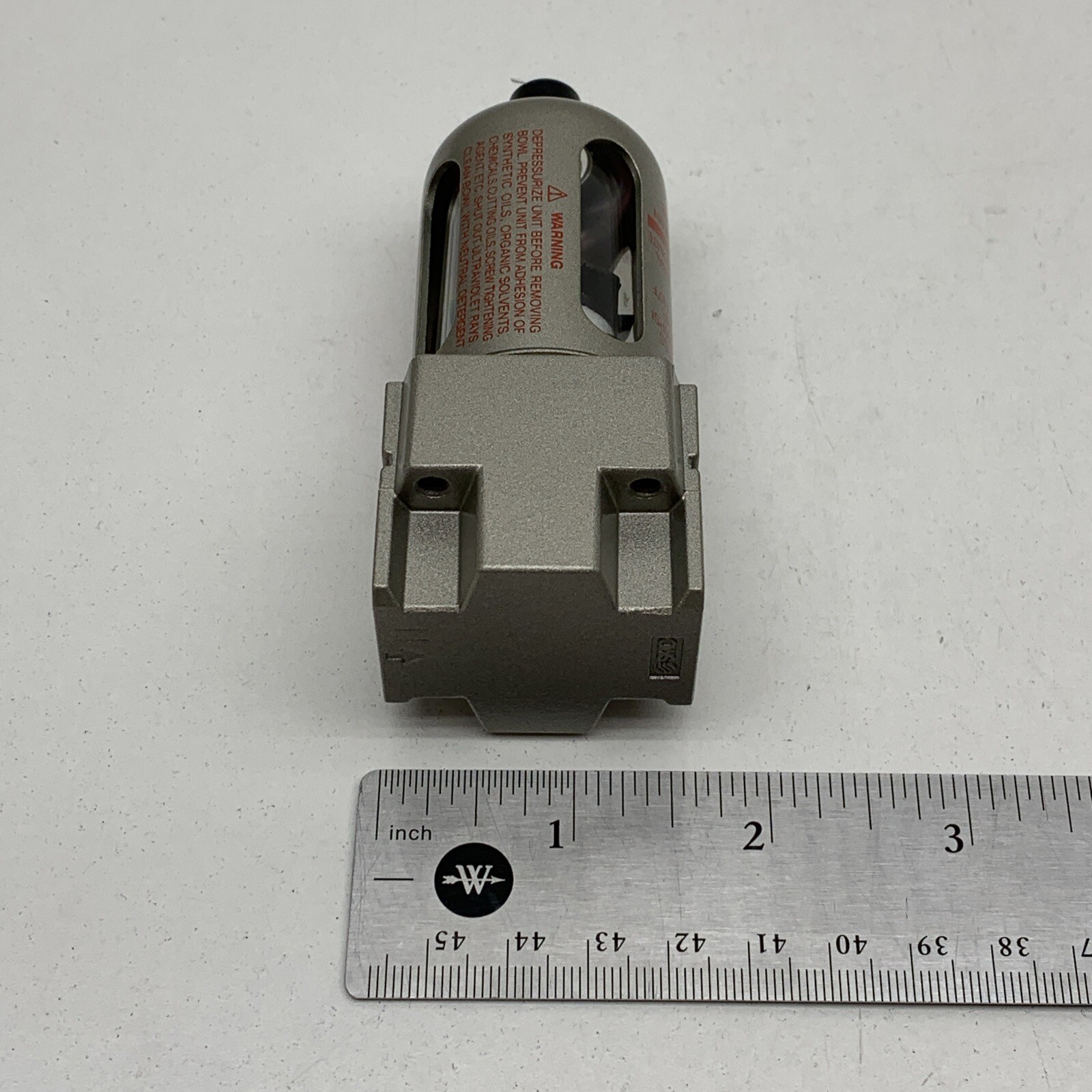 SMC AF20-N02-CZ Modular Compressed Air Filter 1/4" NPT, 150PSI, Auto Drain