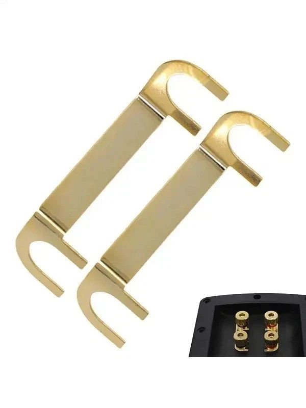 2PCS Speaker Wiring Connector Copper Speaker Wiring Lugs Binding Posts