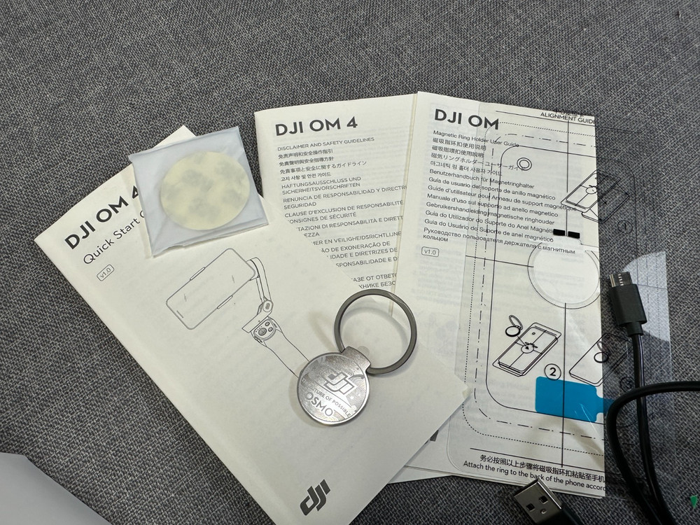 DJI OM 4 - Handheld 3-Axis Smartphone Gimbal Stabilizer with Grip, Tripod EUC