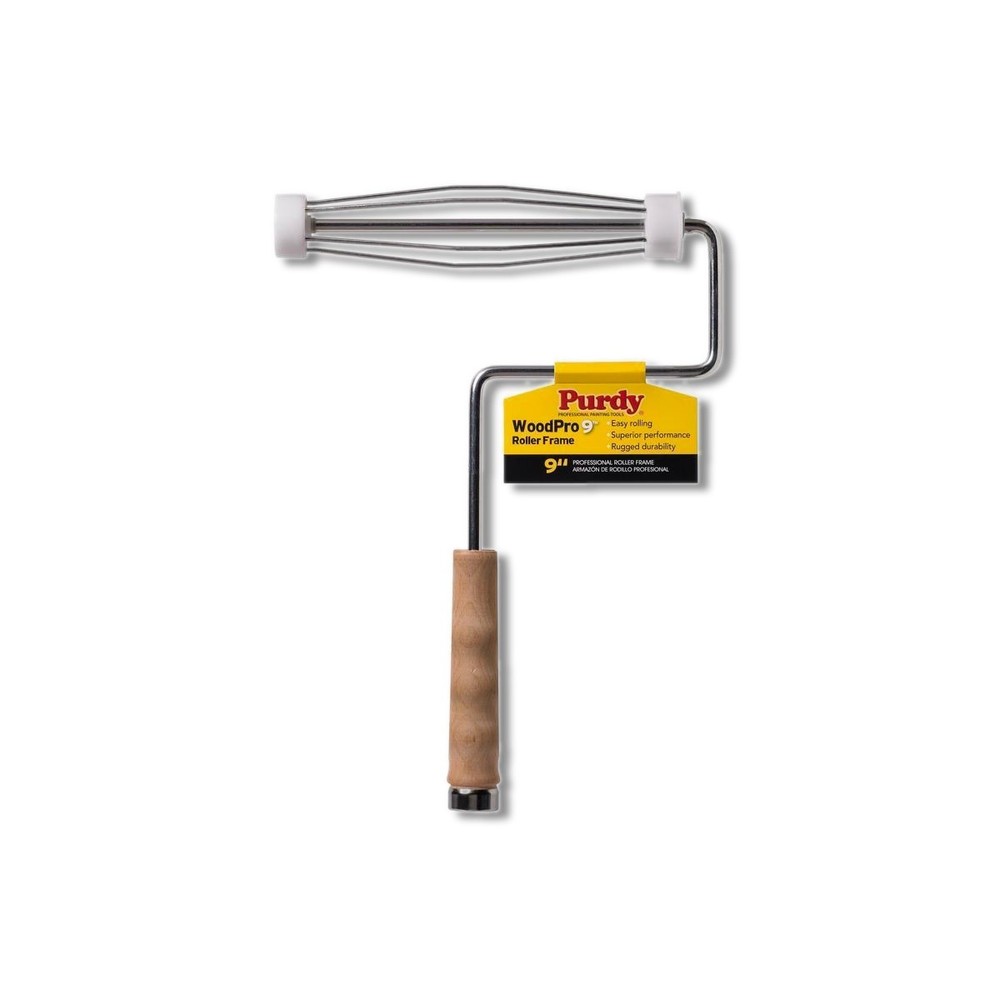 Purdy Wood Pro 9 in W Regular Paint Roller Frame Threaded End 14B744009