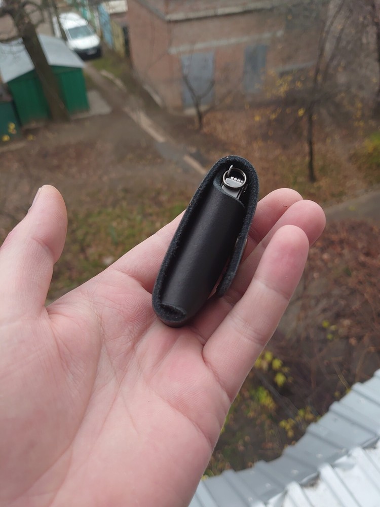 Leather case with belt loop for  Leatherman Micra