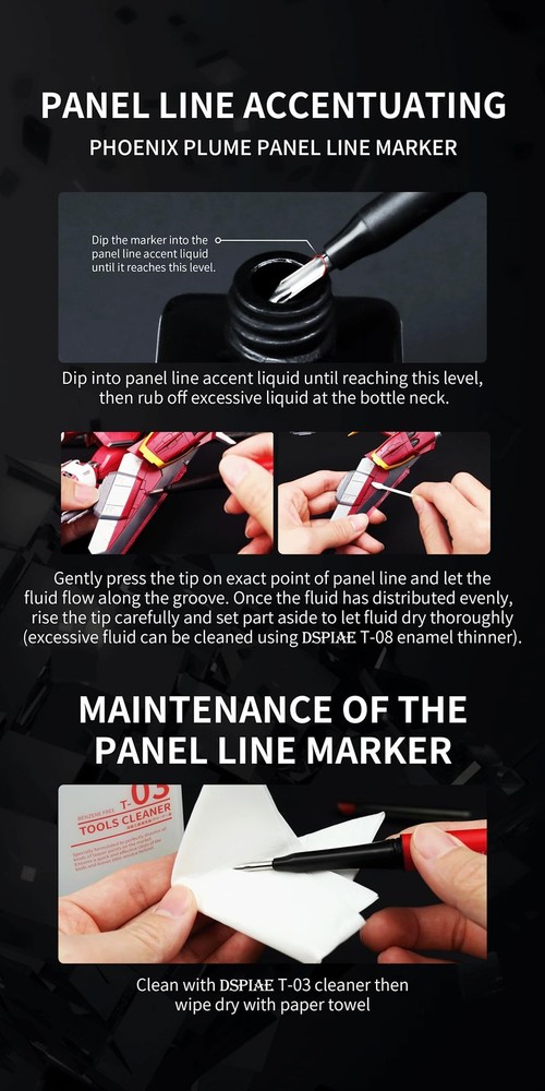 DSPIAE Departure Tool Combo Set – Precision Hobby Tools for Model Building,...