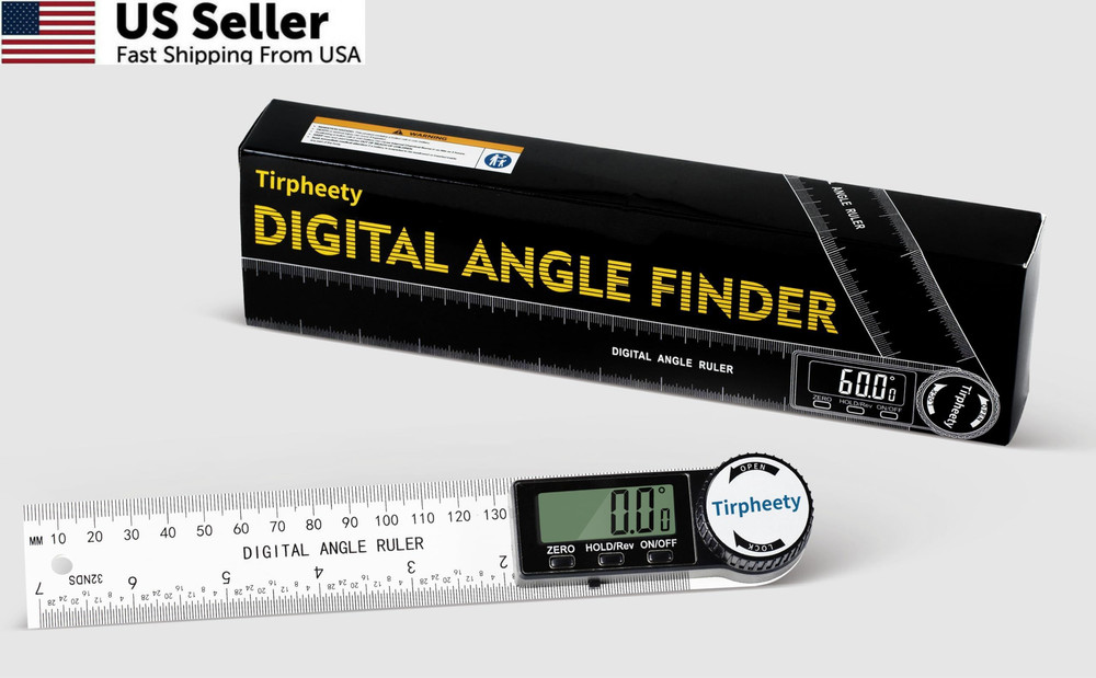 Digital Angle Finder Protractor 7in 3rd Gen Quick Display Measuring Tool FROM US