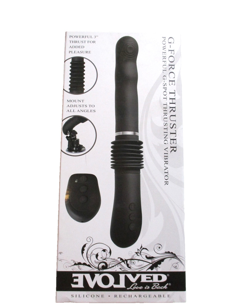 Evolved G-Force Thruster Silicone Rechargeable Vibrator Remote Control Mount