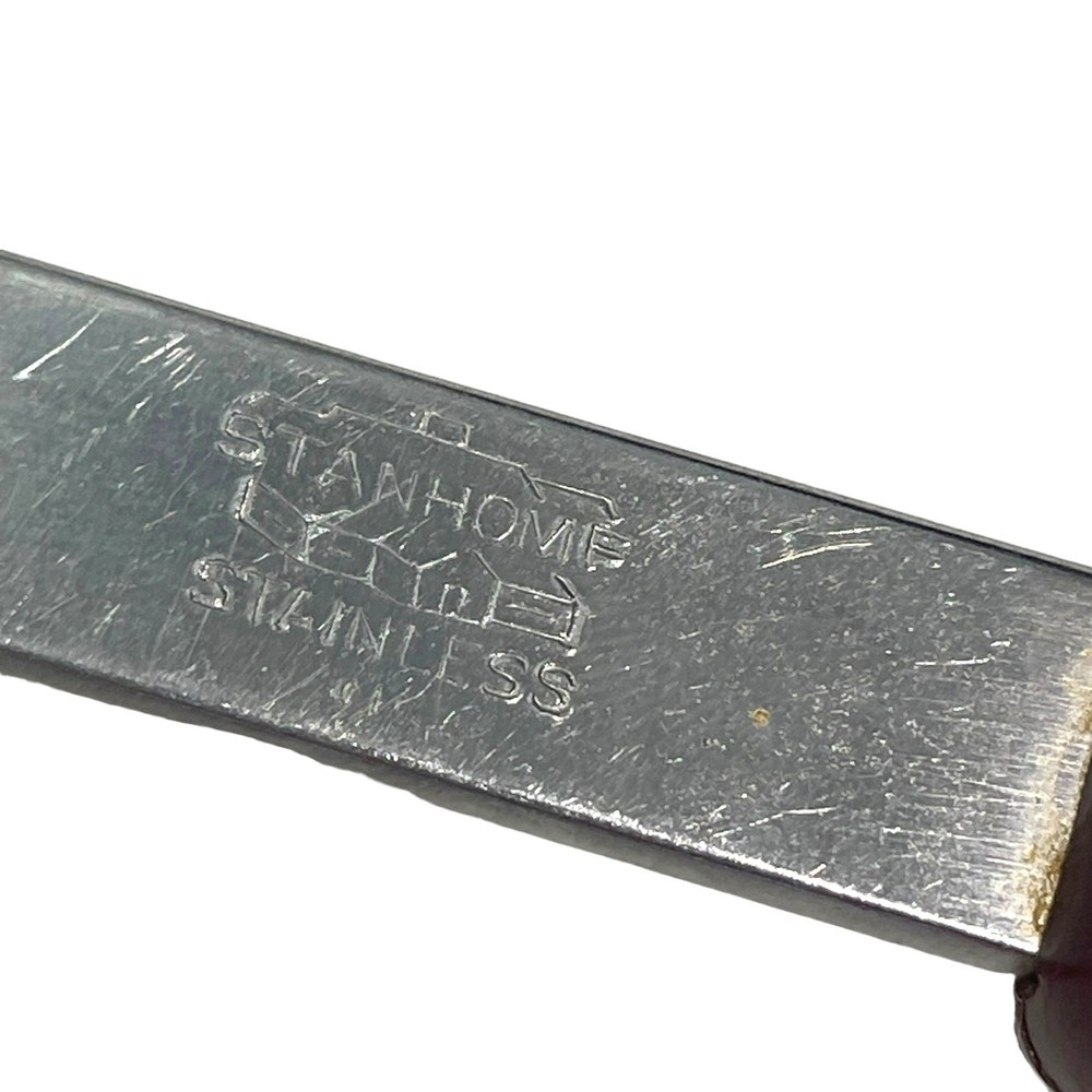 Vintage Stanhome Stainless Meat Fork Plastic Handle