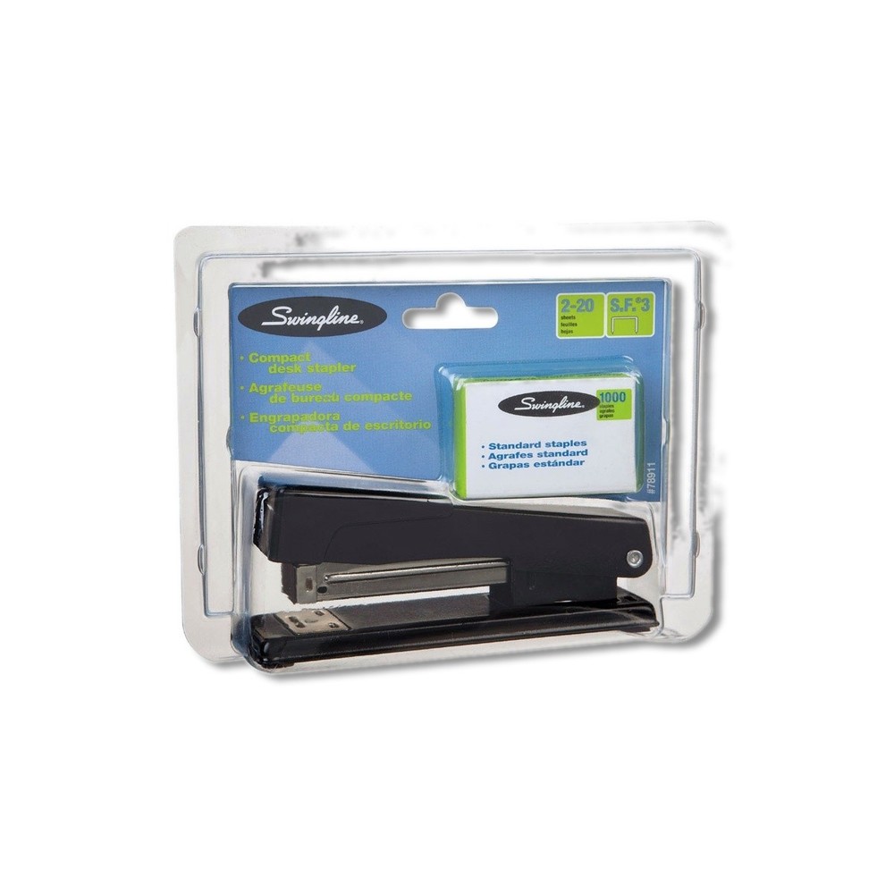 Swingline Compact Flat Desk Stapler S7078911P