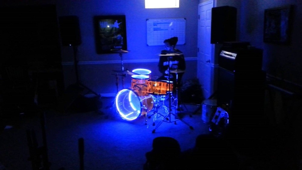 LED Drum Lights - complete kit - Color Changing -or- Solid Color