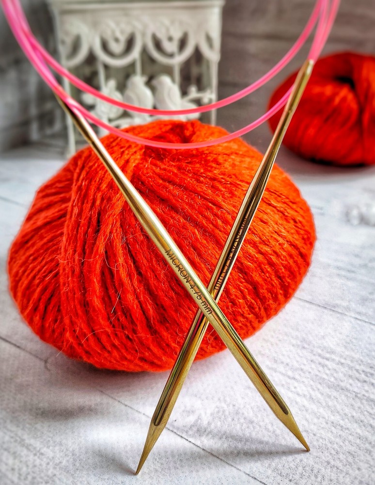 Micron interchangeable knitting needles Shortened Ergonomic