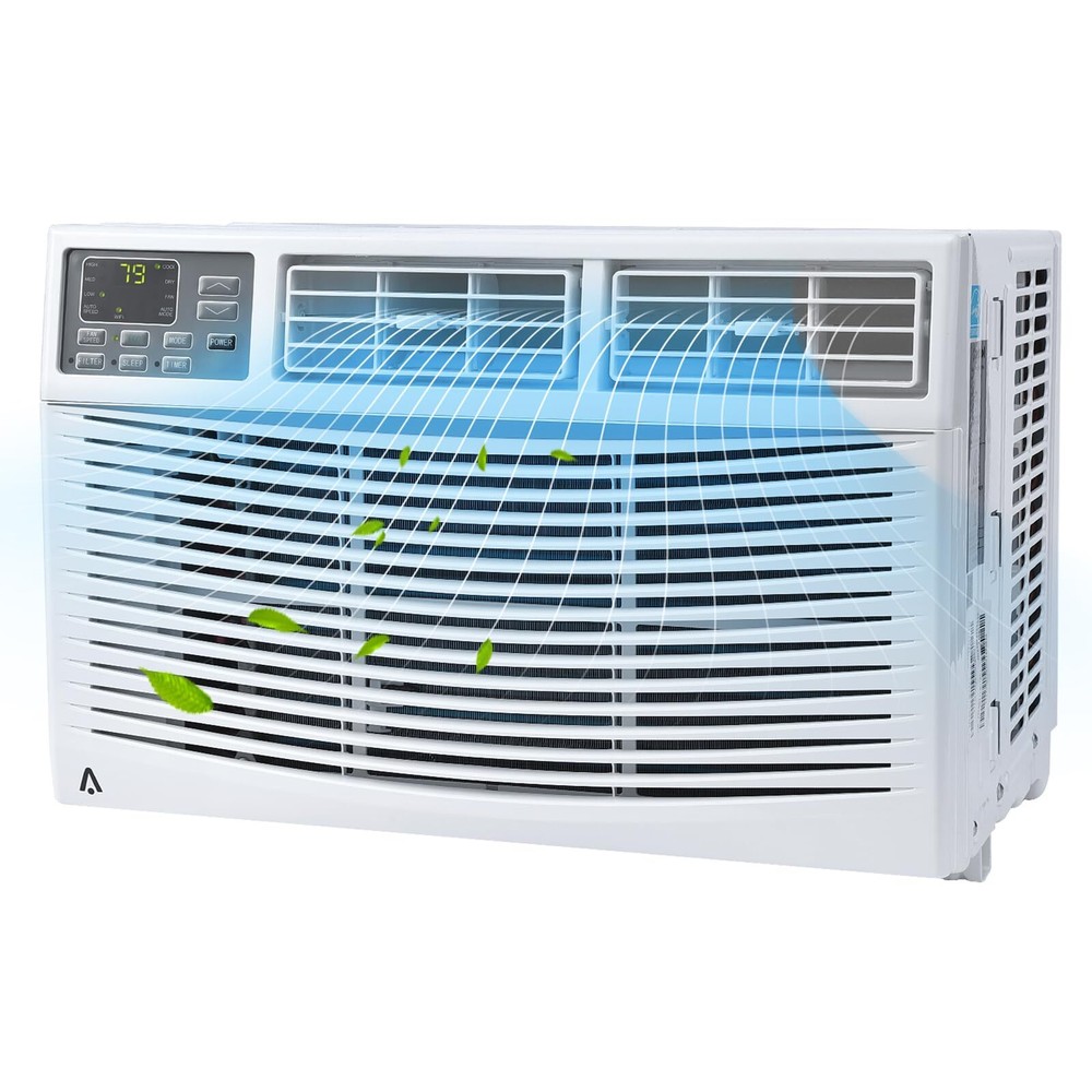 🎱AC Unit with Remote & APP Control Window Air Conditioner 6000 BTU 24H Timer