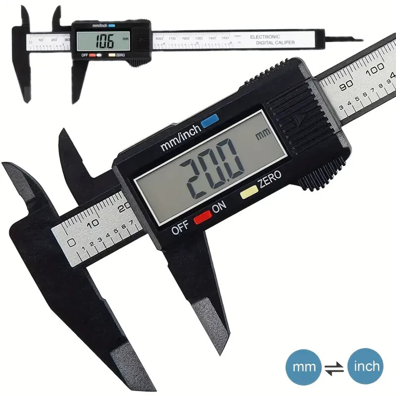 6" 150mm Digital Caliper Micrometer LCD Gauge Vernier Electronic Measuring Tool