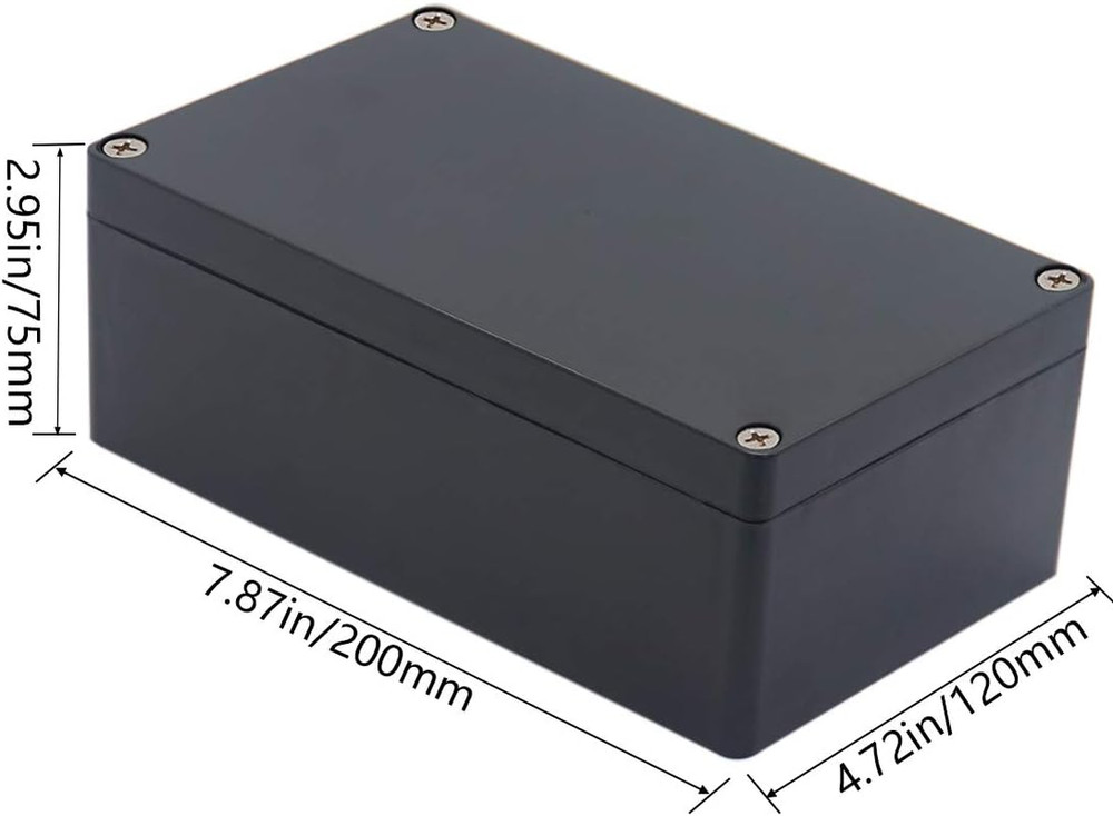 Project Box ABS Plastic Black Electrical Boxes IP65 Waterproof DIY Electronic Ju