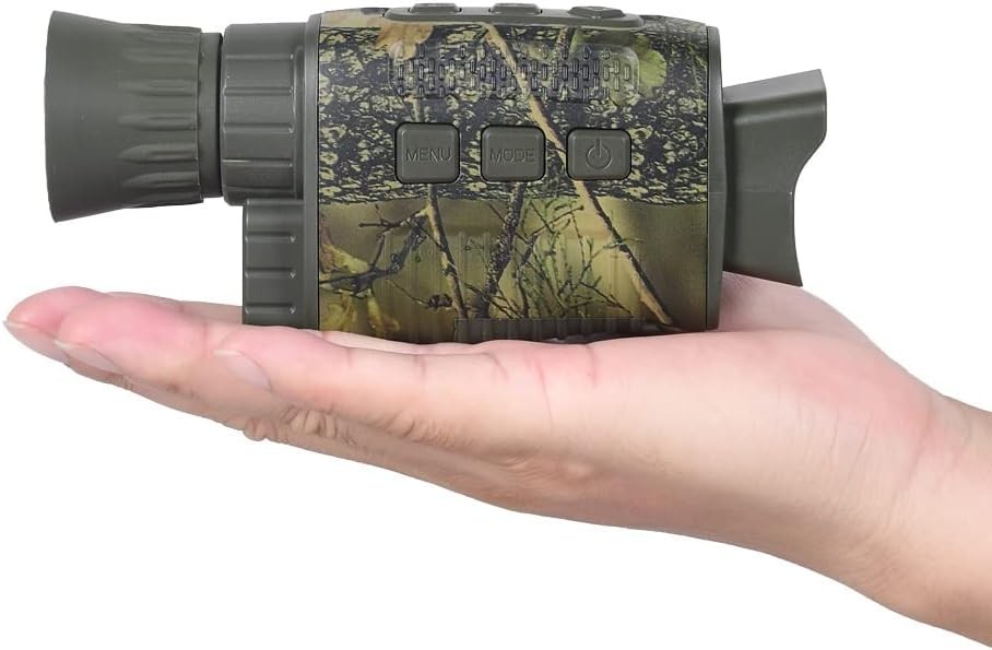 Night Vision Monocular Camouflage Infrared Camera, Take Photos and 960P Video