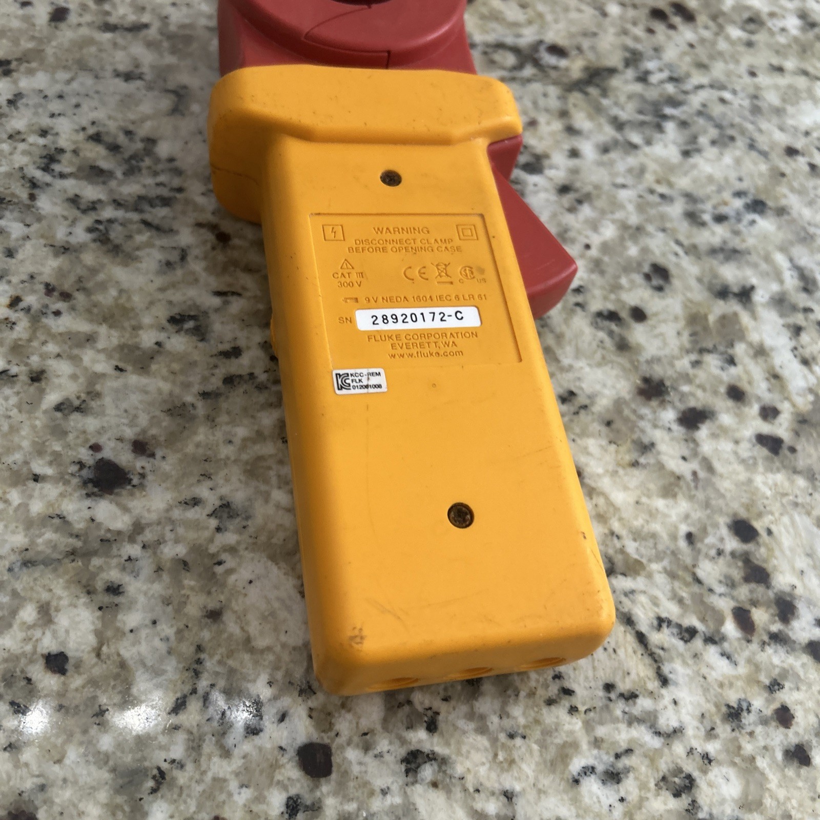 Fluke 1630 Earth GEO AC Ground Leakage Current Resistance Clamp