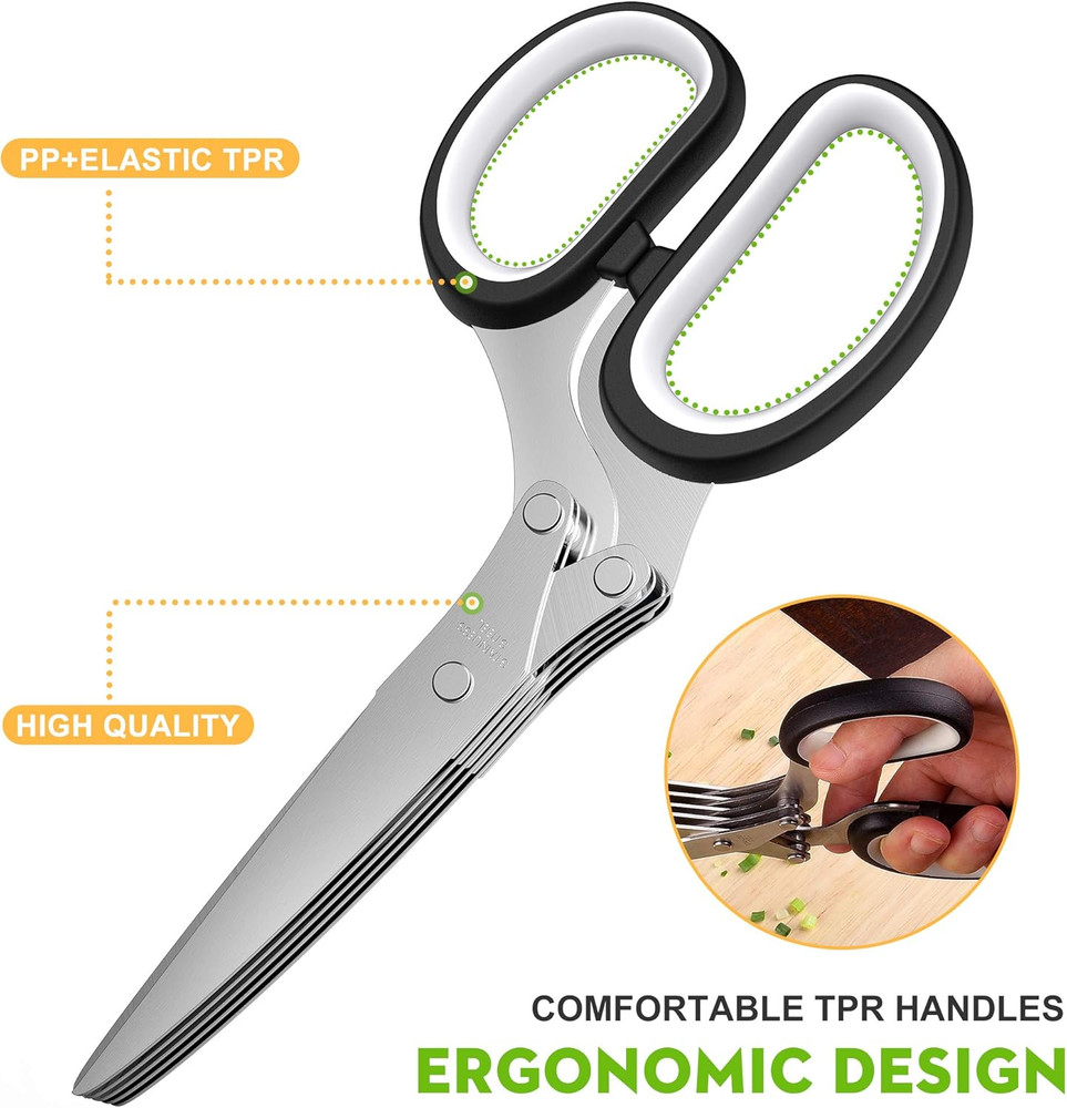 Fun Unique Kitchen Gadgets: Herb Scissors Set - Updated 2025 Cool Kitchen Tools
