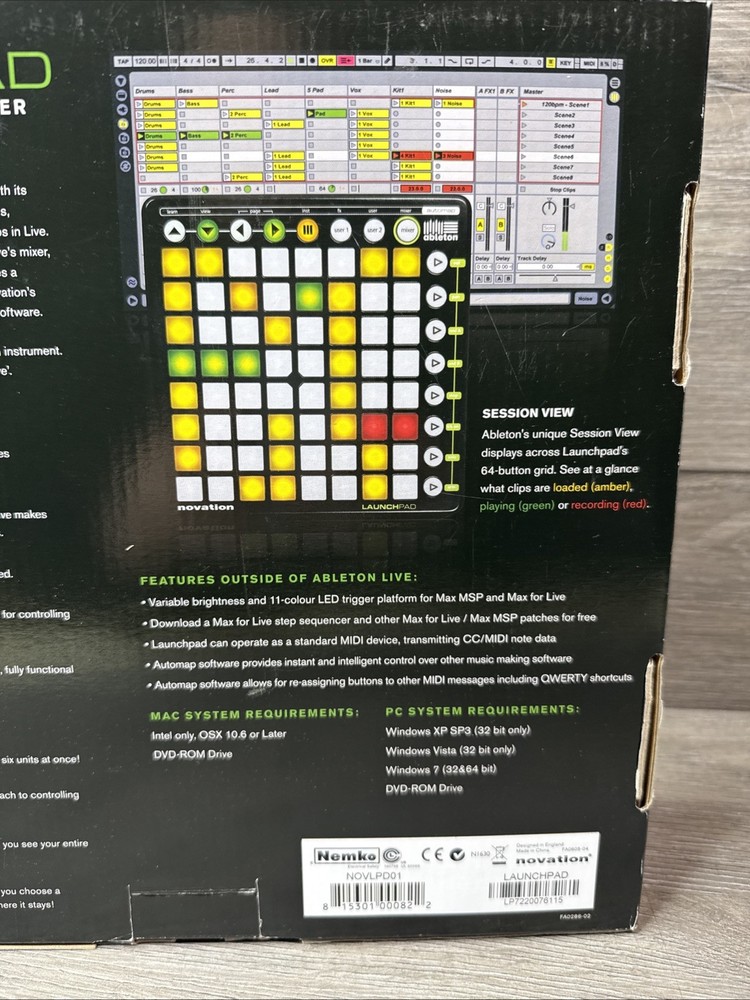 Novation Launchpad USB Ableton Live Controller NOVLPD01