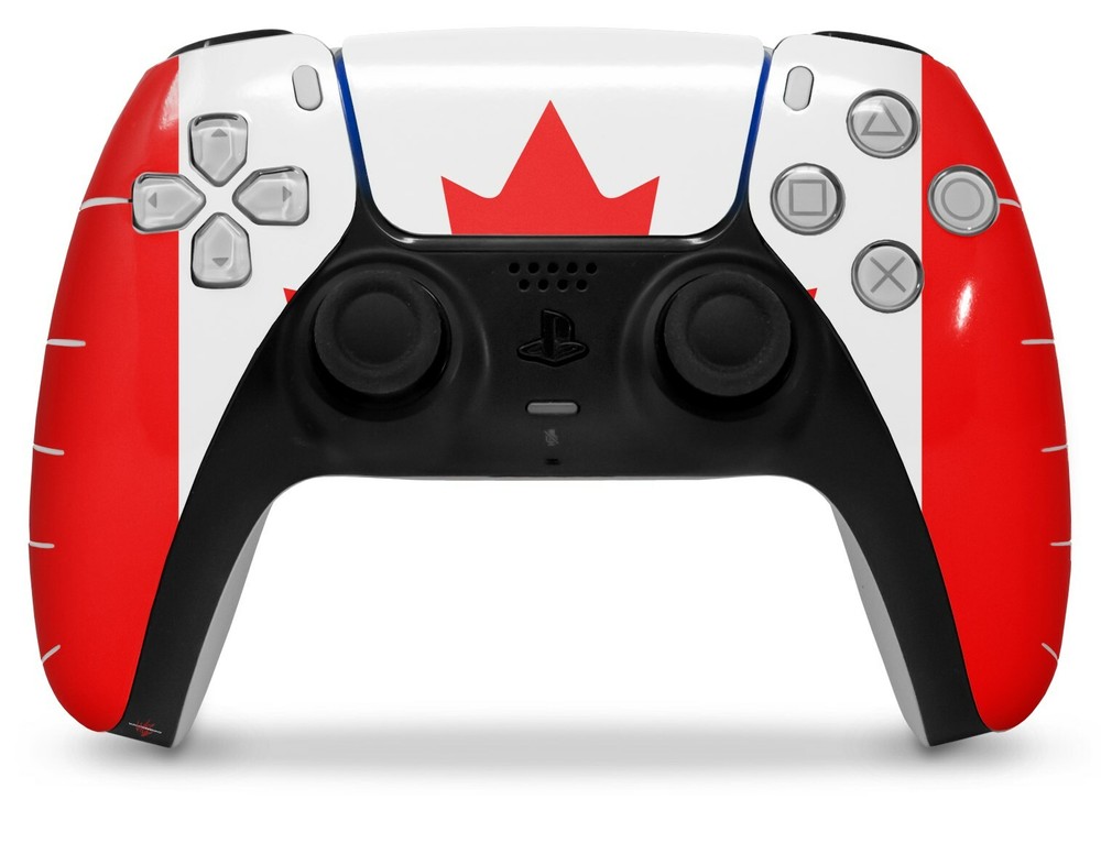 Skin Sony PS5 Controller Canadian Canada Flag