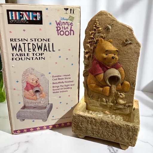 Henri Studio Disney Winnie the Pooh Tabletop Fountain New