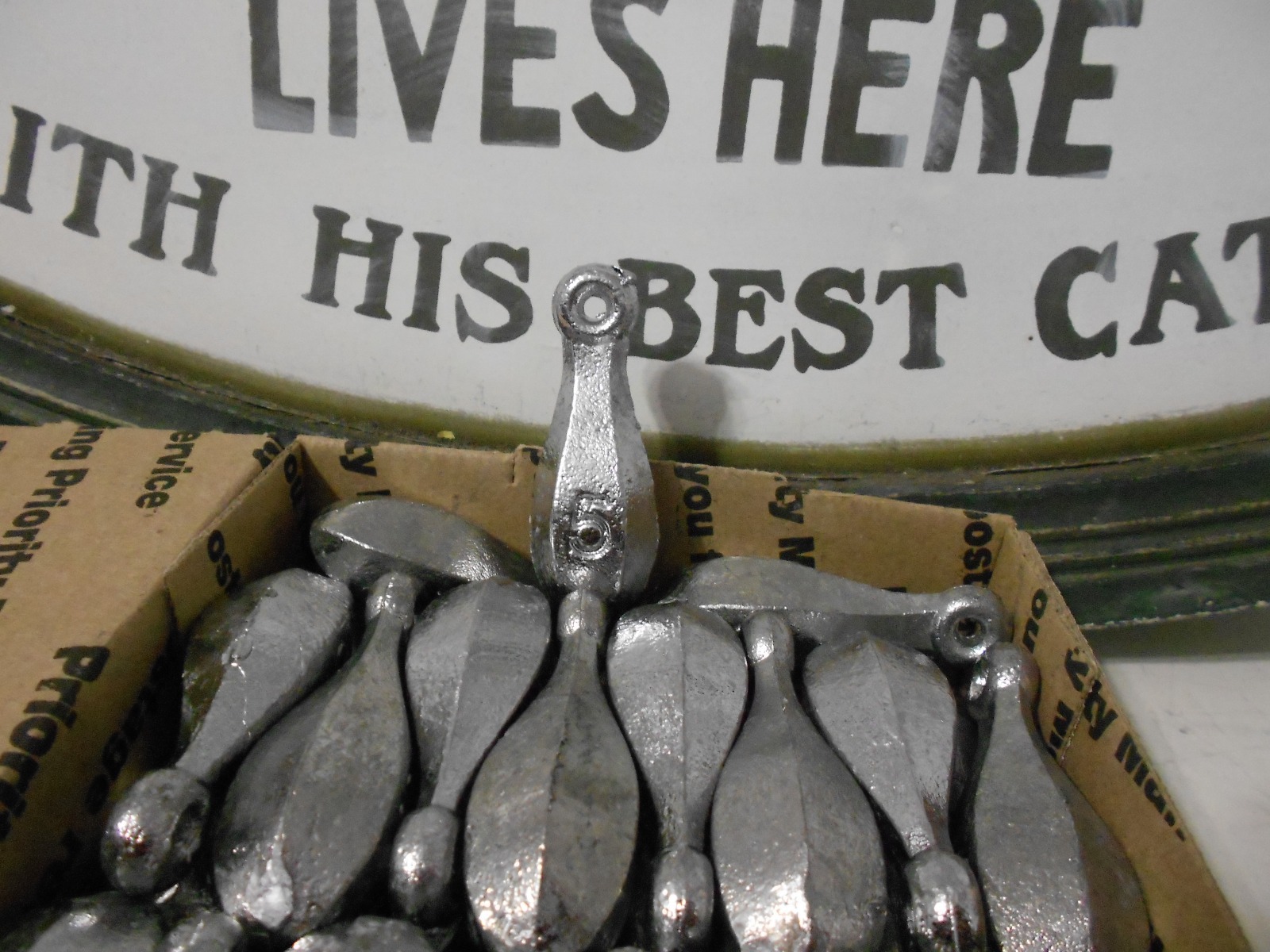 52- 5 OZ. PURE LEAD BANK SINKERS BY A DO-IT-MOLD