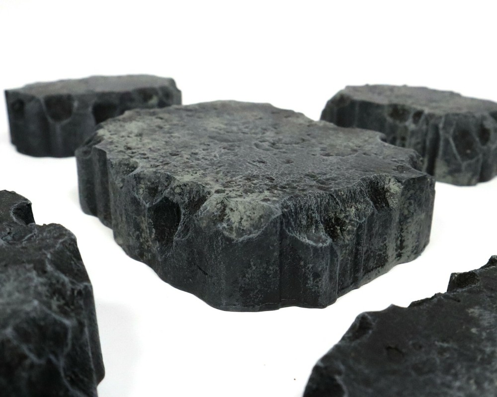 Handmade Basalt Black Stacking Hills -Premium Modular Terrain for Tabletop Games