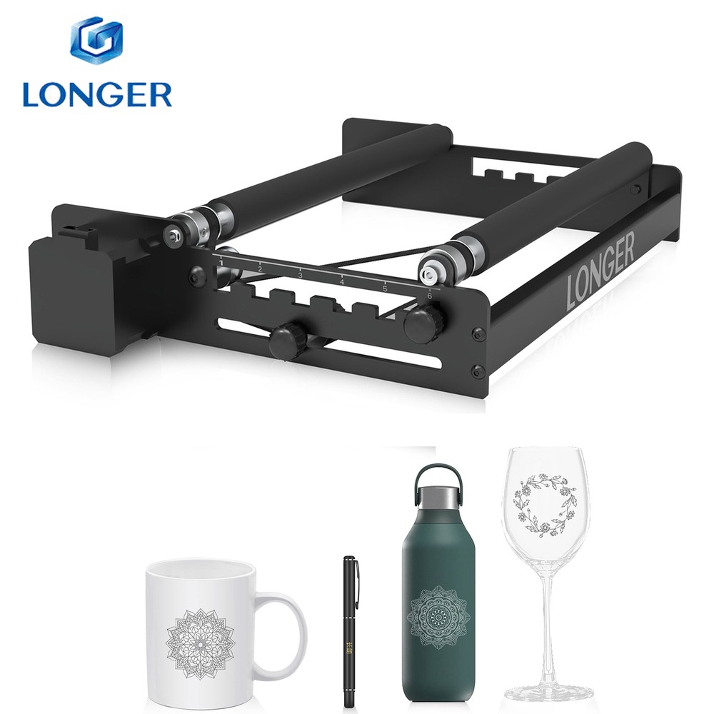 LONGER Laser Rotary Roller For RAY5 / Atomstack /Ortur /Neje Laser Engraver M4P9