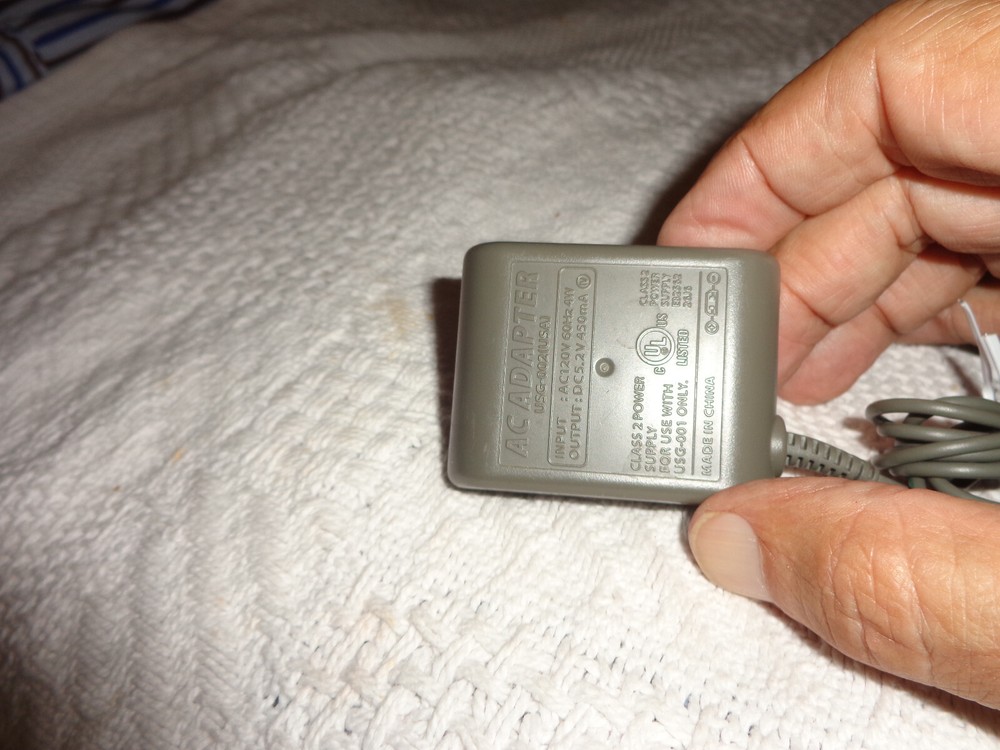 nintendo a/c adapter usg-002 untested