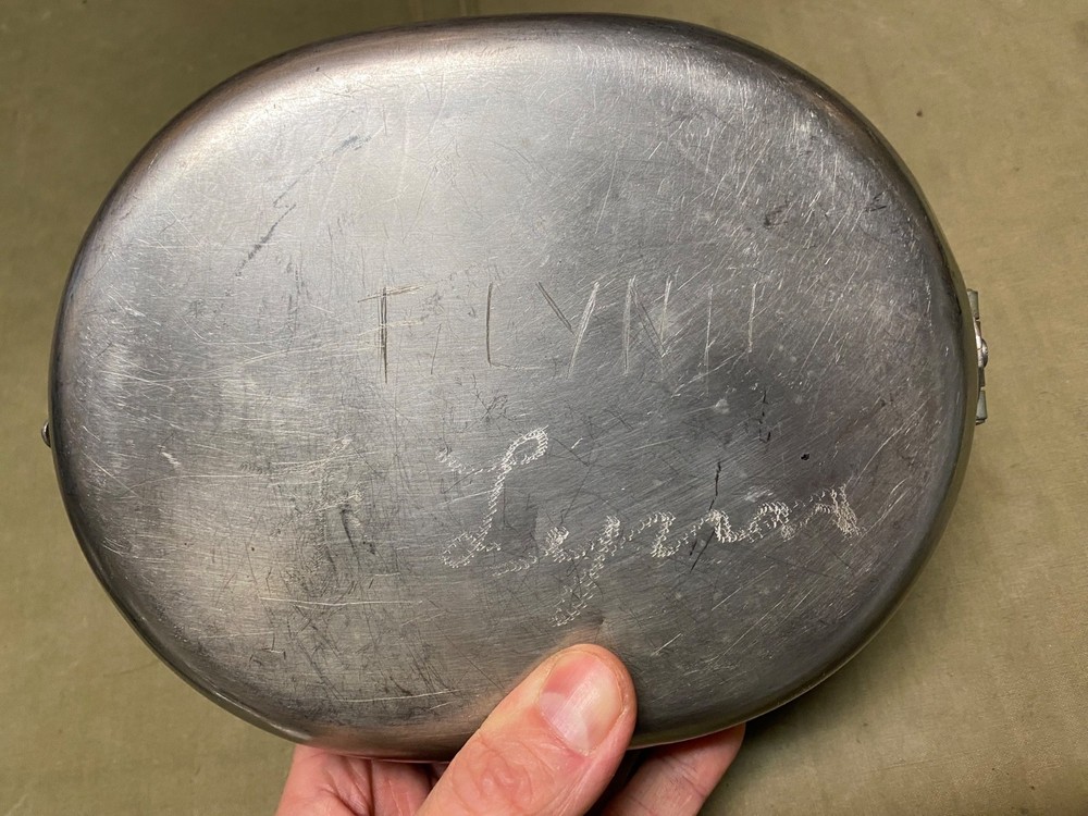 ORIGINAL WWII US ARMY INFANTRY M1942 MESS KIT- DATED 1944, MACO