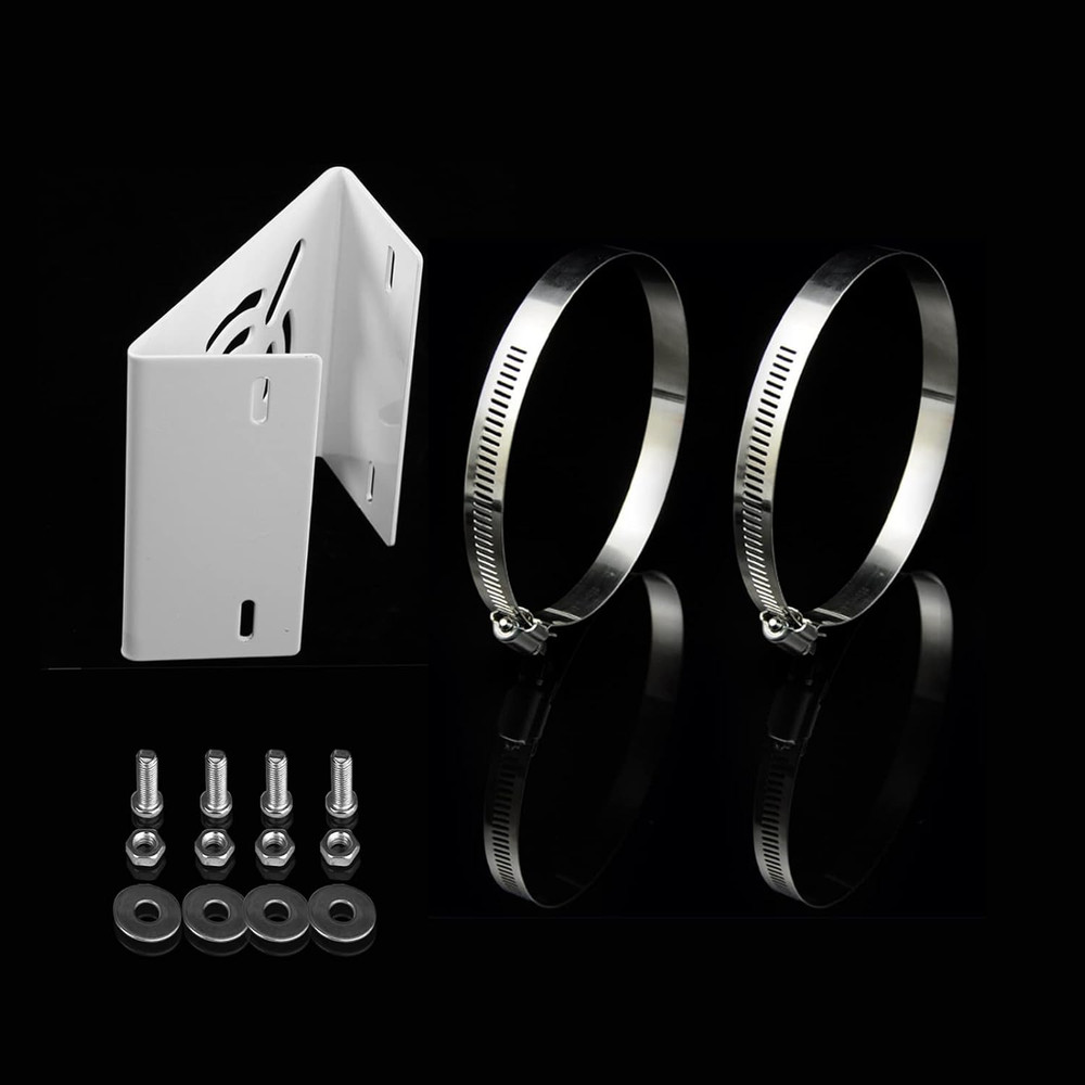 Witi Universal Vertical Pole Mount for Security Camera, Solid Metal Bracket with