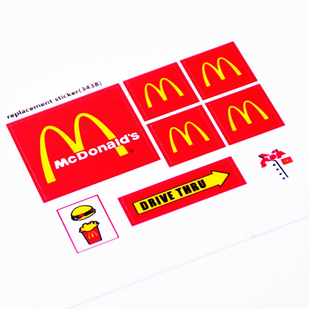 Replacement sticker for set 3438 Precut sticker